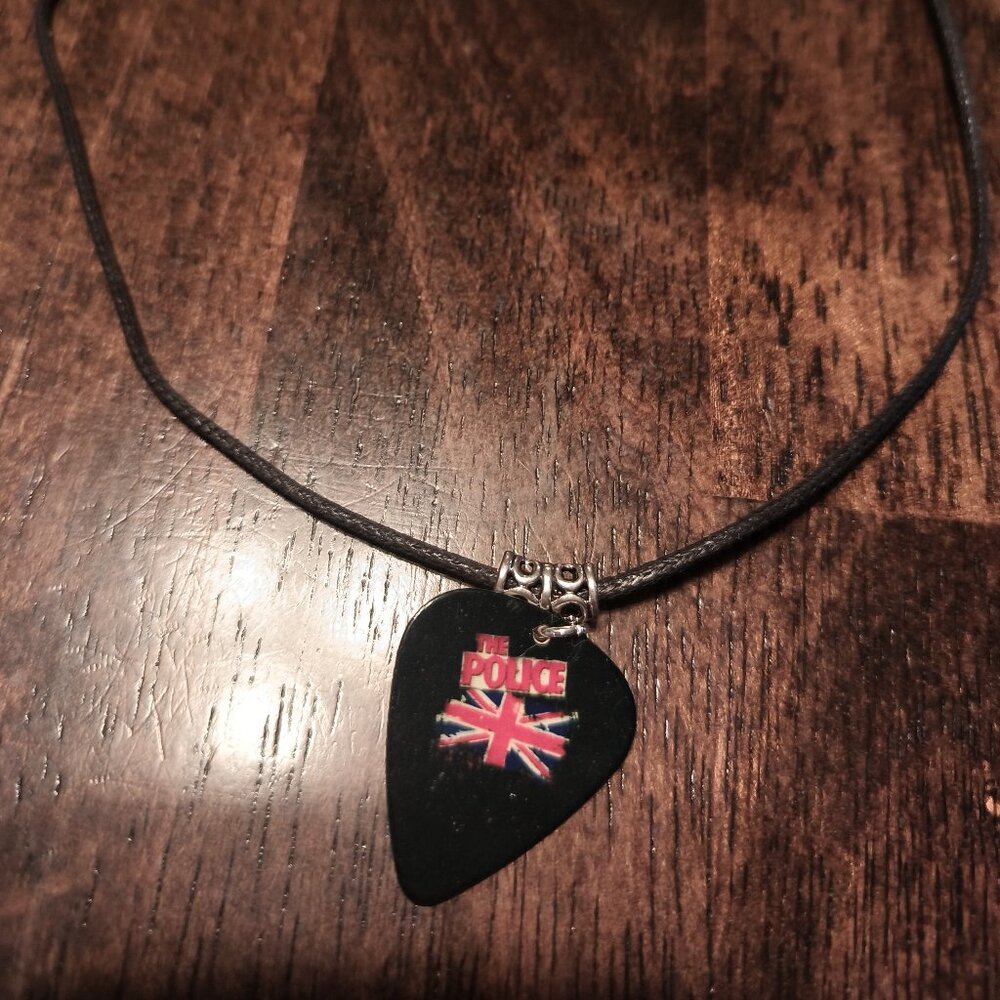 THE POLICE GUITAR PICK NECKLACE